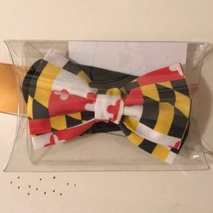 Maryland flag bow tie
